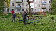 На улице Циолковского разгорелся конфликт из-за детской площадки