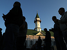 Мусульмане празднуют Курбан-байрам