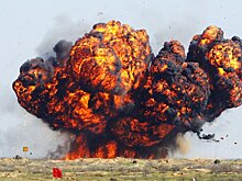 Дрон заснял эпицентр артиллерийского обстрела