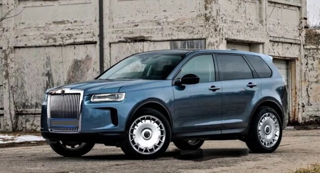 Новый российский кроссовер ГАЗ “Волга” Next Cross показали на рендерах