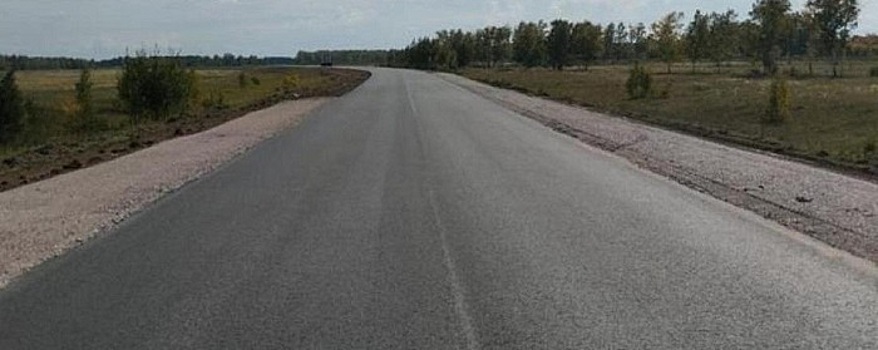 Нацпроект БКД помог обновить участок опорной дороги в Новосибирской области