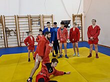 Именитый самбист Василий Караулов провёл мастер-класс в спортшколе ст. Выселки (фото)
