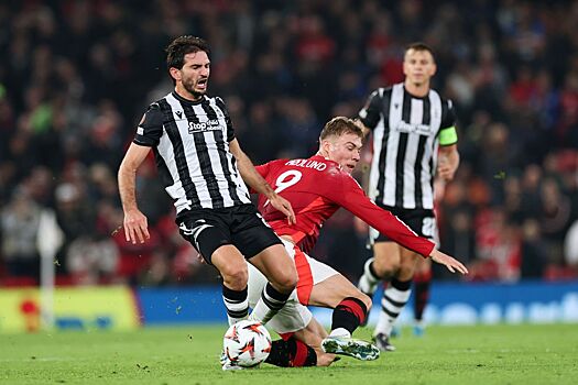 Манчестер Юнайтед — ПАОК — 2:0, обзор матча Лиги Европы, 7 ноября 2024, голы, Диалло, Чалов, Оздоев