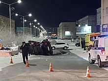 В Норильске на улице Орджоникидзе в ДТП погиб водитель автомобиля
