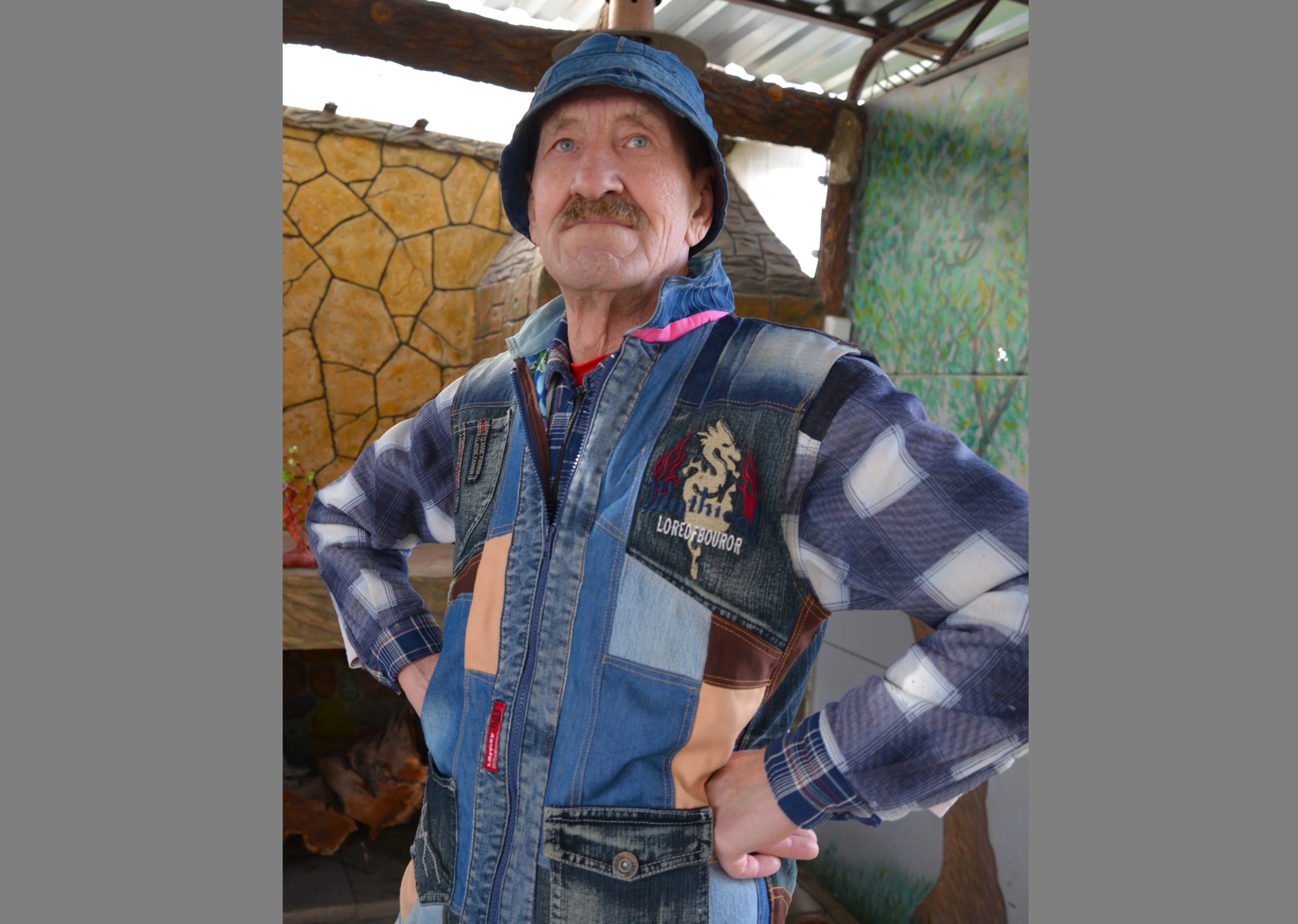 Березанский умелец Андрей Герасин строит япоский сад из камней