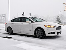 Ford научил беспилотники ездить по снегу