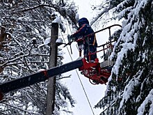 Циклон частично обесточил пять округов Калужской области