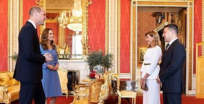 Битва образов: Кейт Миддлтон и Елена Зеленская встретились в королевском дворце