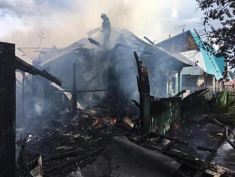 Дом многодетной семьи сгорел дотла из-за севшей батарейки