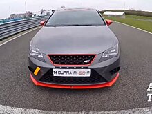 Настроенный Seat Leon Cupra показывает свои возможности