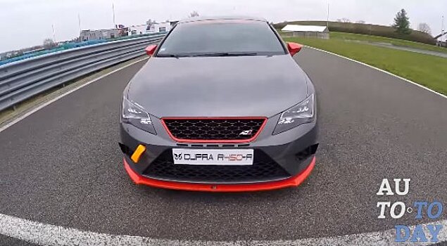 Настроенный Seat Leon Cupra показывает свои возможности