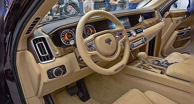 Как выглядит внутри лимузин Aurus «Кортеж» для первых лиц государства, показали в Сети