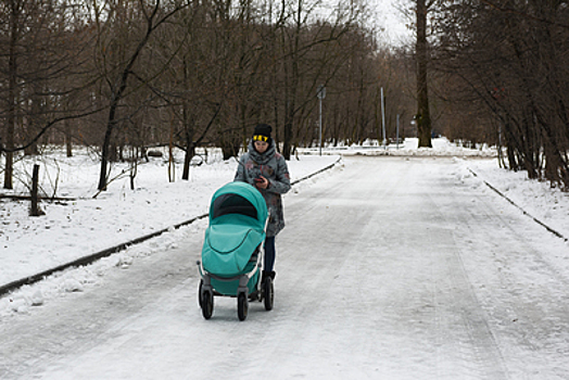 Максимальная высота снежного покрова в Москве составляет 5 см