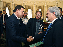 Евгений Куйвашев встретился с Послом Италии в России Чезаре Рагальини