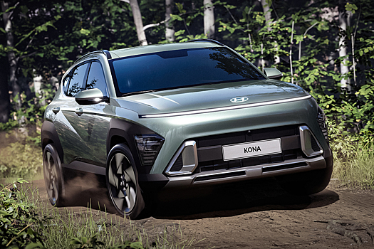 В Россию привезли новый кроссовер Hyundai Kona за 3 миллиона рублей
