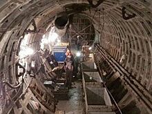 Началас проходка правого перегонного тоннеля Красносельско-Калининской линии Петербургского метро