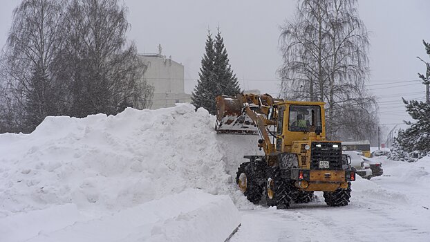 В Ижевске с начала зимы вывезли более 220 тысяч кубометров снега