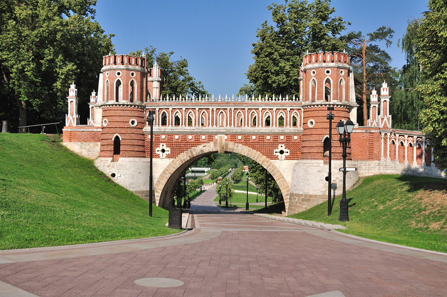 Фигурный мост, Парк Царицыно, Москва, Россия, Европа