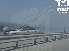 Под Симферополем девять авто столкнулись из-за дыма и попали на видео