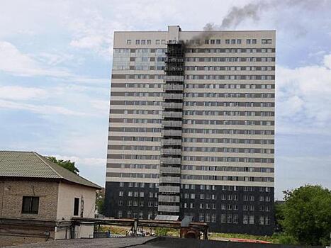 В Москве загорелся бизнес-центр "Кутузов Тауэр"