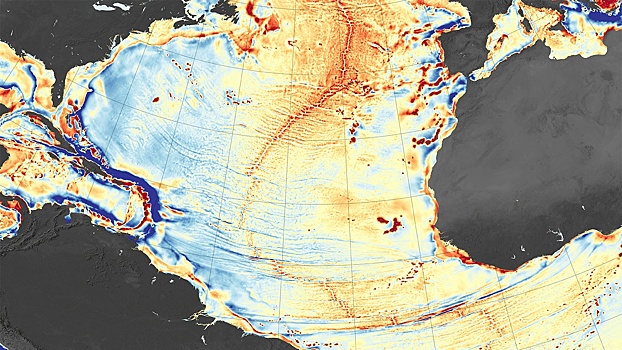 Подъем вещества из нижней мантии расширяет Атлантический океан