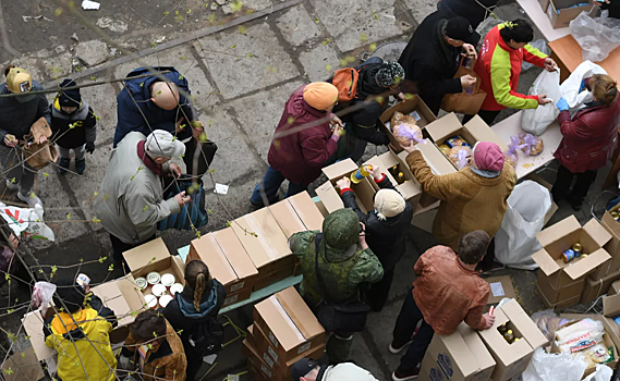 На Украине пытались продать гумпомощь