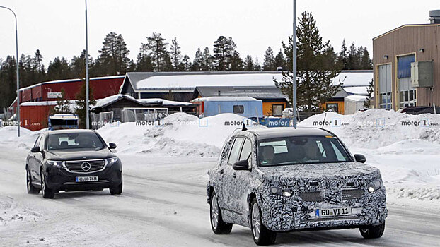Электроверсия кросса Mercedes GLB вышла на испытания