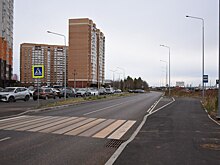 В Оренбурге завершается благоустройство новой дороги на улице Александрова