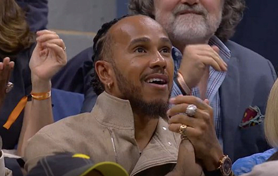 Льюис Хэмилтон посетил матч US Open