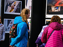 Покоряя вершины. На Киевском вокзале открылась фотовыставка, посвященная скалолазанию