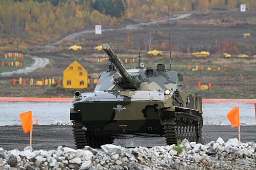 Новый легкий плавающий танк "Спрут-СДМ1" испытают в Сибири