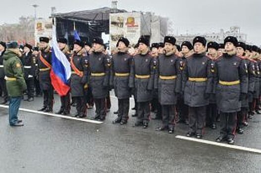 Пермские суворовцы прошли маршем на Параде Памяти в Самаре