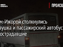 Под Ям-Ижорой столкнулись легковушка и пассажирский автобус, есть пострадавшие
