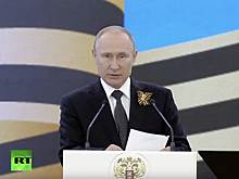 Путин поздравляет ветеранов Великой Отечественной войны в Кремле