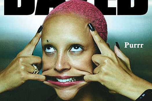 Певица Doja Cat с розовыми волосами появилась на обложке журнала Dazed Beauty
