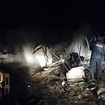 Пожарные ЕАО обнаружили человеческие останки на месте взрыва баллона