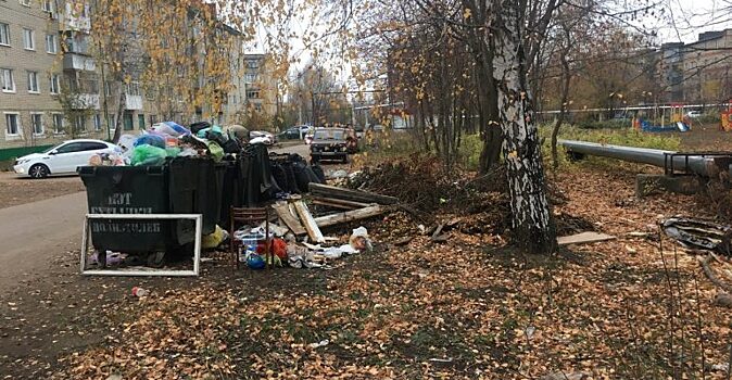 В Мордовии рузаевцы жалуются на проблемы с вывозом мусора