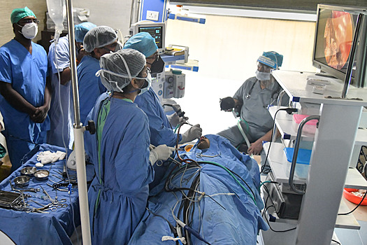 Российские медики провели уникальную эндоскопическую операцию