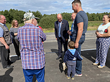 Депутат Александр Баранов встретился с жителями деревень Роща и Смолино