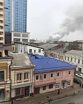 Один человек погиб во время пожара в центре Ростова‐на‐Дону