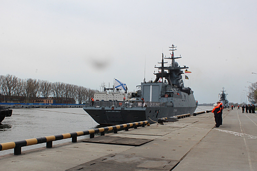 В Балтийской военно-морской базе началась контрольная проверка за зимний период обучения