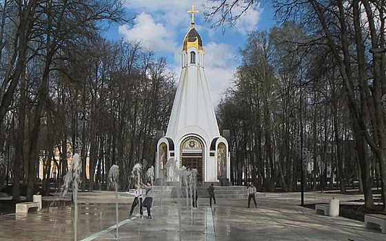 В Рязани в Кремлевском сквере запустили новый фонтан