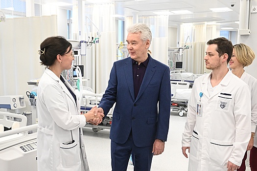 Собянин открыл четвертый флагманский центр, работающий по новому стандарту экстренной помощи