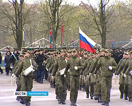 В Калининграде начали готовиться к параду Победы