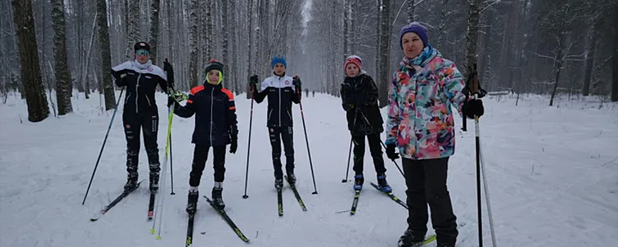 В лесопарке «Северный» в Пушкине открылась лыжная трасса