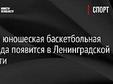 Новая юношеская баскетбольная команда появится в Ленинградской области