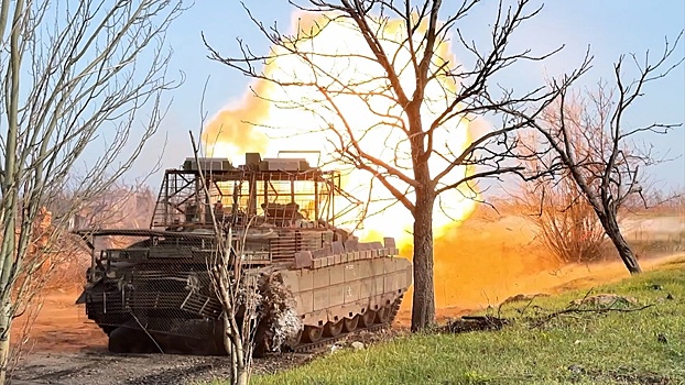 Танкисты батальона «Горыныч» поддержали огнем войска под Красноармейском