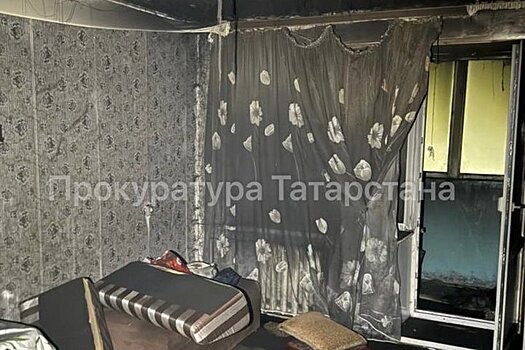 В Бугульме при пожаре погибли два человека