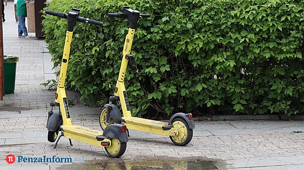 Названы места в Пензе, где собираются запретить парковку самокатов