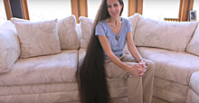43-летняя женщина никогда не подстригала свои волосы, смотрите что из этого вышло